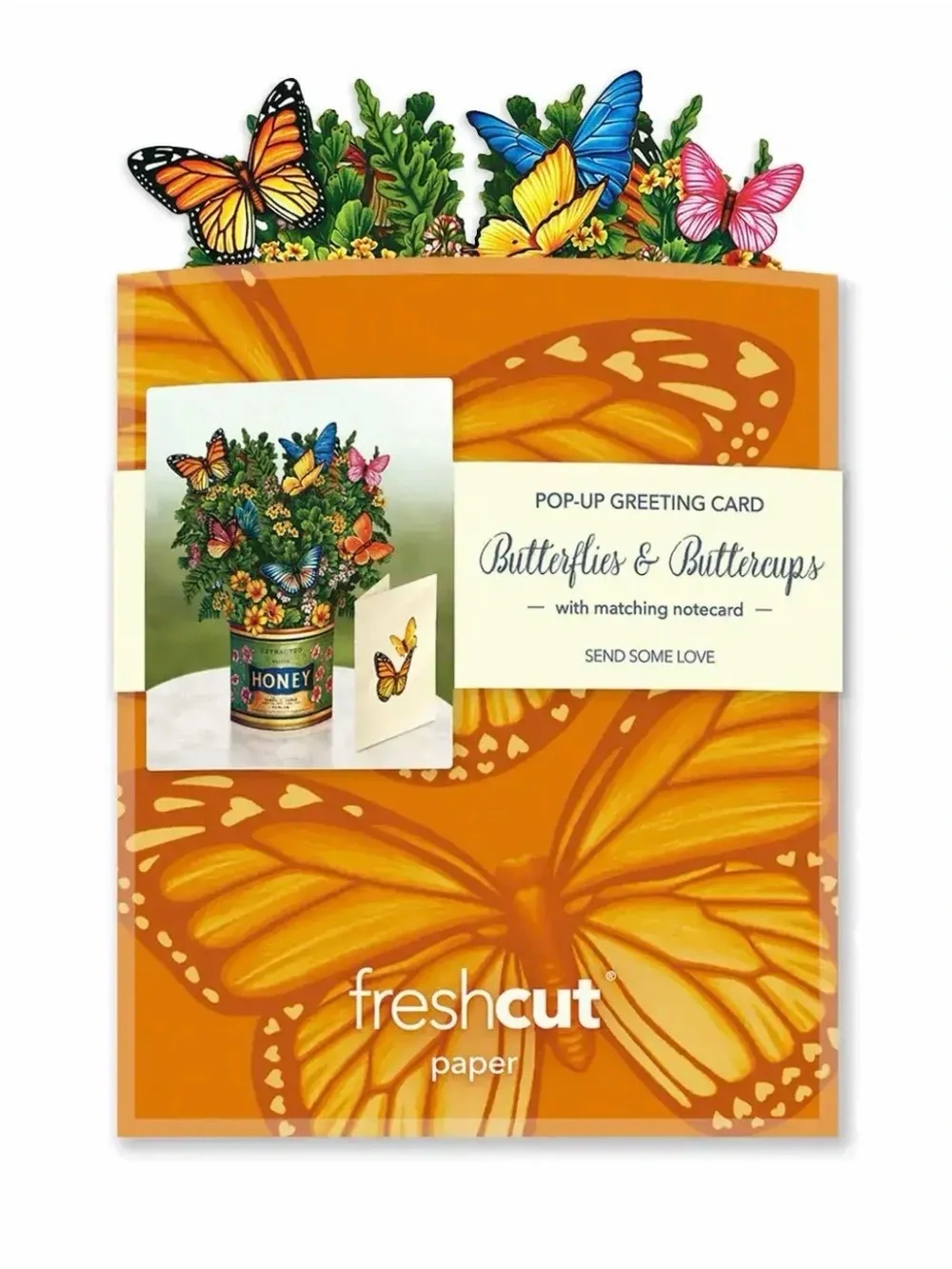 FreshCut Paper Mini Butterflies & Buttercups Pop-Up Card